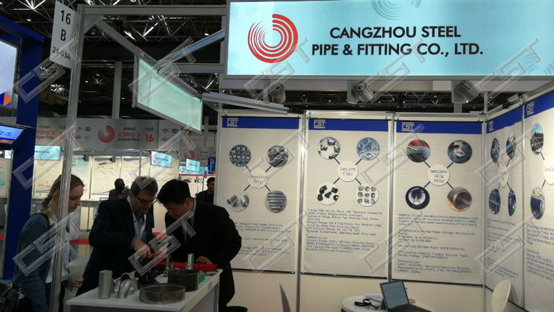 Cangzhou Steel Pipe&Fittings CO.LTD showed products in Tube&Wire Dusseldorf 2018